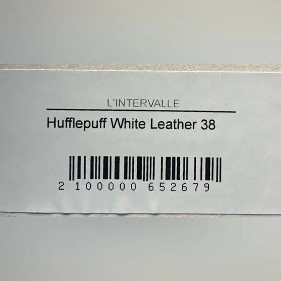 White Leather Combat Boots  L’Intervalle Size 38 - Picture 13 of 16